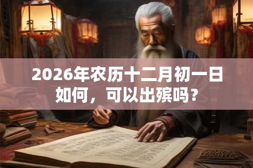 2026年农历十二月初一日如何，可以出殡吗？