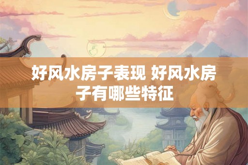 好风水房子表现 好风水房子有哪些特征