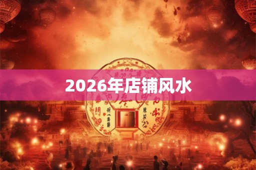2026年店铺风水