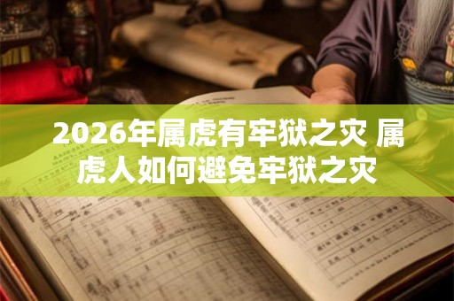 2026年属虎有牢狱之灾 属虎人如何避免牢狱之灾