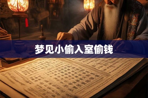 梦见小偷入室偷钱