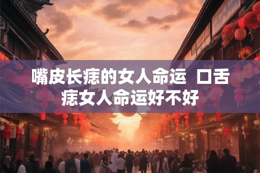 嘴皮长痣的女人命运  口舌痣女人命运好不好