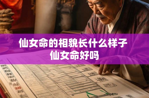 仙女命的相貌长什么样子 仙女命好吗