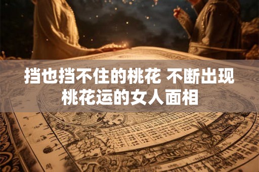 挡也挡不住的桃花 不断出现桃花运的女人面相 挡也挡不住的桃花 不断出现桃花运的女人面相