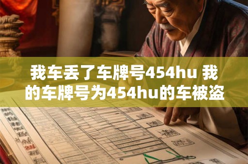 我车丢了车牌号454hu 我的车牌号为454hu的车被盗了吗
