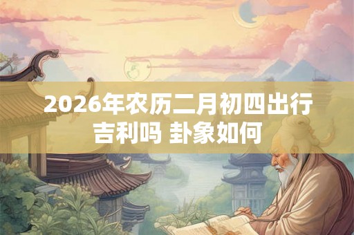 2026年农历二月初四出行吉利吗 卦象如何 2026年农历二月初四出行吉利吗 卦象如何