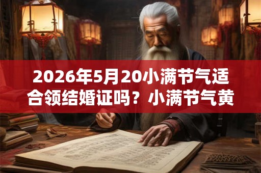 2026年5月20小满节气适合领结婚证吗？小满节气黄历