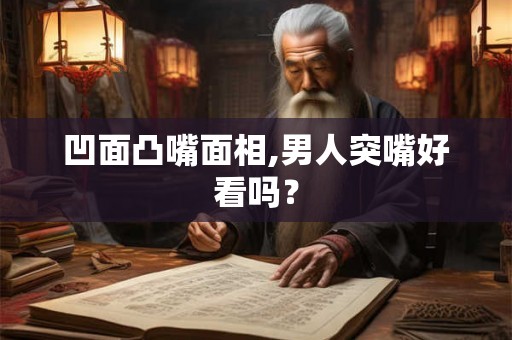 凹面凸嘴面相,男人突嘴好看吗？