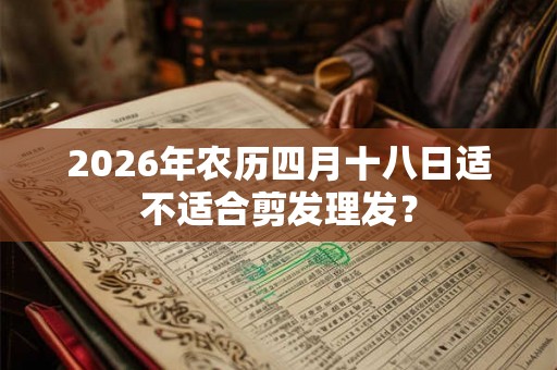 2026年农历四月十八日适不适合剪发理发？