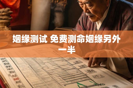 姻缘测试 免费测命姻缘另外一半