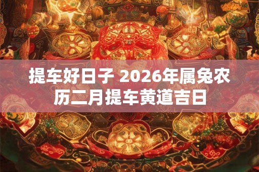 提车好日子 2026年属兔农历二月提车黄道吉日
