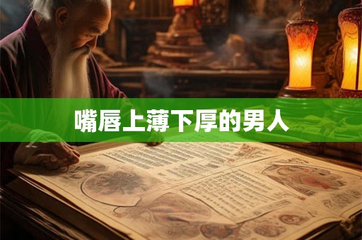 嘴唇上薄下厚的男人