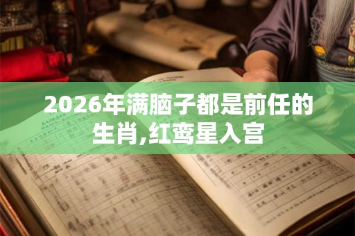 2026年满脑子都是前任的生肖,红鸾星入宫