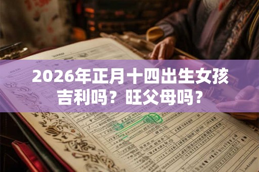 2026年正月十四出生女孩吉利吗？旺父母吗？