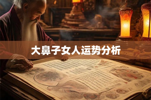 大鼻子女人运势分析