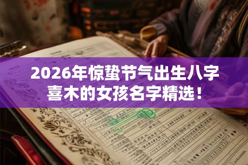 2026年惊蛰节气出生八字喜木的女孩名字精选! 2026年惊蛰节气出生八字喜木的女孩名字精选!