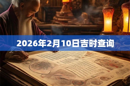 2026年2月10日吉时查询