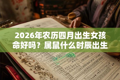 2026年农历四月出生女孩命好吗？属鼠什么时辰出生最好？