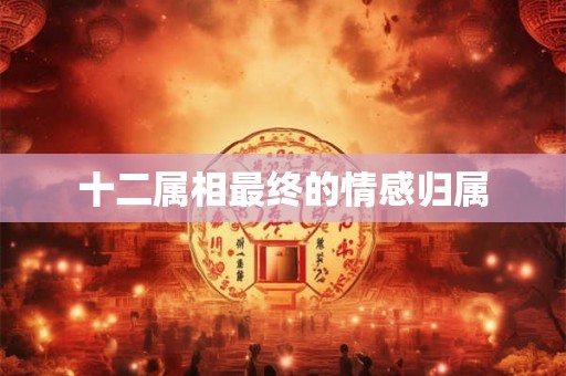 十二属相最终的情感归属 十二属相最终的情感归属
