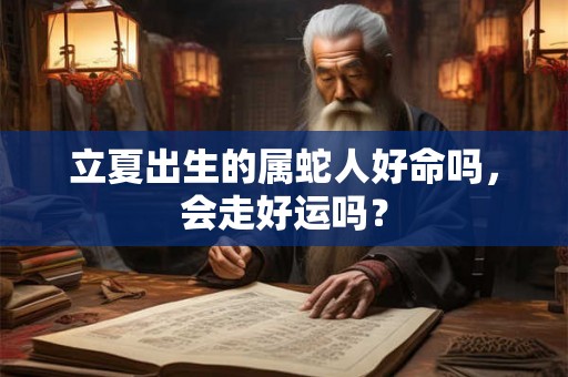 立夏出生的属蛇人好命吗,会走好运吗? 立夏出生的属蛇人好命吗,会走好运吗?