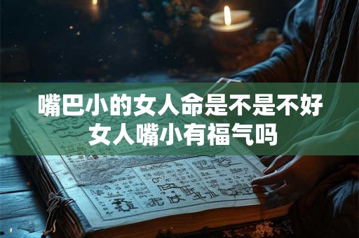 嘴巴小的女人命是不是不好 女人嘴小有福气吗