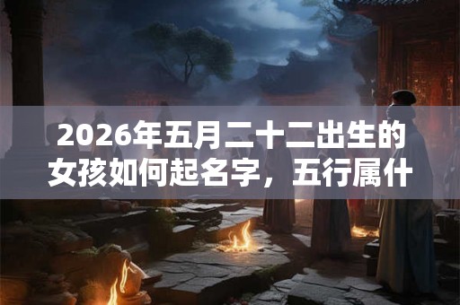 2026年五月二十二出生的女孩如何起名字，五行属什么