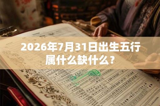 2026年7月31日出生五行属什么缺什么? 2026年7月31日出生五行属什么缺什么?