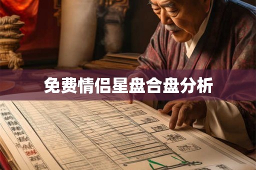 免费情侣星盘合盘分析