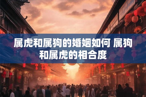 属虎和属狗的婚姻如何 属狗和属虎的相合度