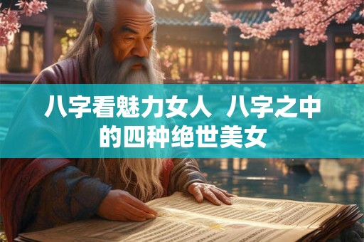 八字看魅力女人 八字之中的四种绝世美女 八字看魅力女人 八字之中的四种绝世美女