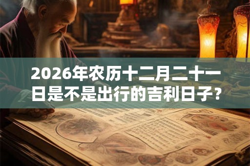 2026年农历十二月二十一日是不是出行的吉利日子？