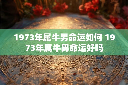 1973年属牛男命运如何 1973年属牛男命运好吗 1973年属牛男命运如何 1973年属牛男命运好吗