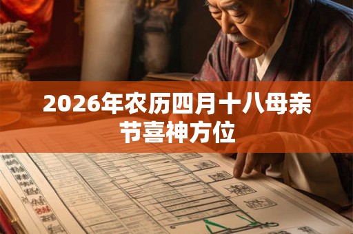 2026年农历四月十八母亲节喜神方位