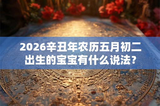 2026辛丑年农历五月初二出生的宝宝有什么说法？