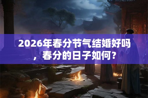 2026年春分节气结婚好吗,春分的日子如何? 2026年春分节气结婚好吗,春分的日子如何?