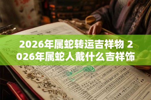 2026年属蛇转运吉祥物 2026年属蛇人戴什么吉祥饰品好 2026年属蛇转运吉祥物 2026年属蛇人戴什么吉祥饰品好