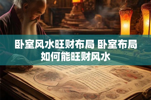 卧室风水旺财布局 卧室布局如何能旺财风水