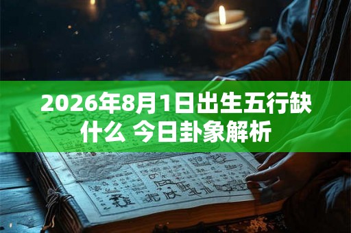 2026年8月1日出生五行缺什么 今日卦象解析