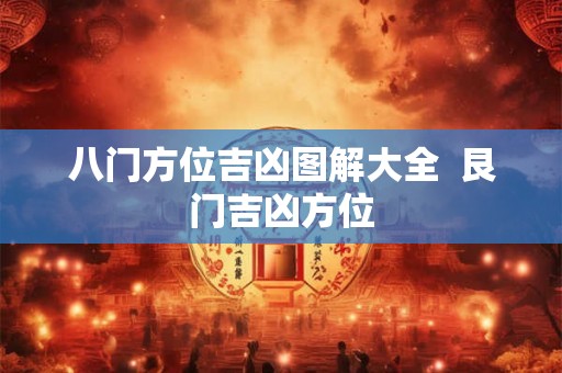 八门方位吉凶图解大全  艮门吉凶方位