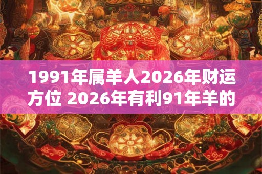 1991年属羊人2026年财运方位 2026年有利91年羊的方位 1991年属羊人2026年财运方位 2026年有利91年羊的方位