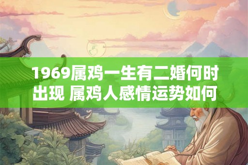 1969属鸡一生有二婚何时出现 属鸡人感情运势如何