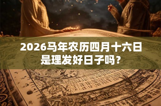 2026马年农历四月十六日是理发好日子吗？