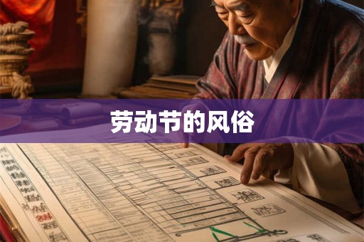 劳动节的风俗 劳动节的风俗