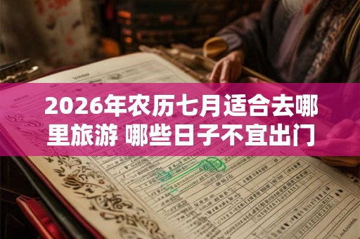 2026年农历七月适合去哪里旅游 哪些日子不宜出门 2026年农历七月适合去哪里旅游 哪些日子不宜出门
