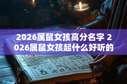 2026属鼠女孩高分名字 2026属鼠女孩起什么好听的名字