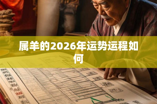 属羊的2026年运势运程如何