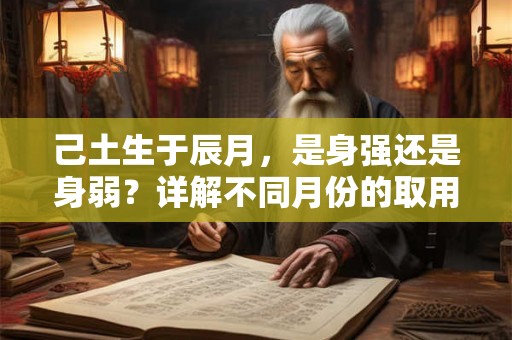 己土生于辰月,是身强还是身弱?详解不同月份的取用方法 己土生于辰月,是身强还是身弱?详解不同月份的取用方法