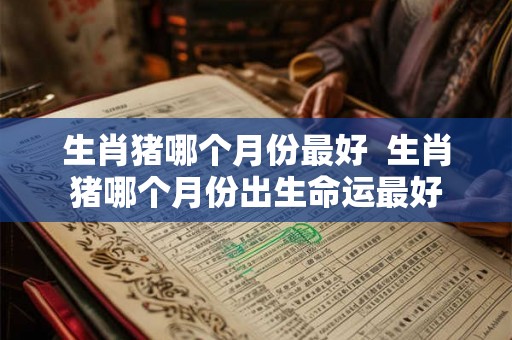 生肖猪哪个月份最好  生肖猪哪个月份出生命运最好