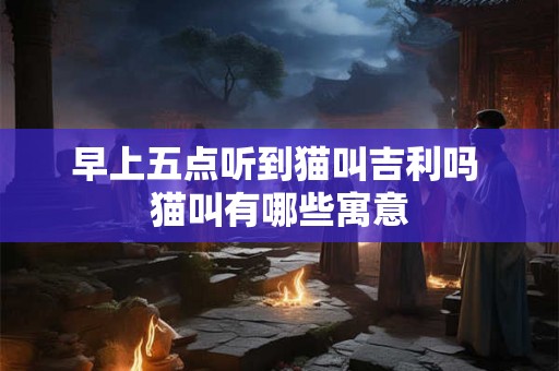 早上五点听到猫叫吉利吗 猫叫有哪些寓意 早上五点听到猫叫吉利吗 猫叫有哪些寓意