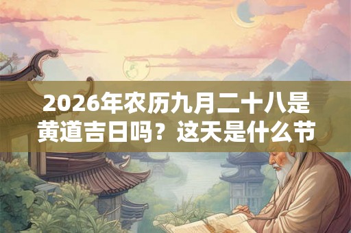 2026年农历九月二十八是黄道吉日吗？这天是什么节气？